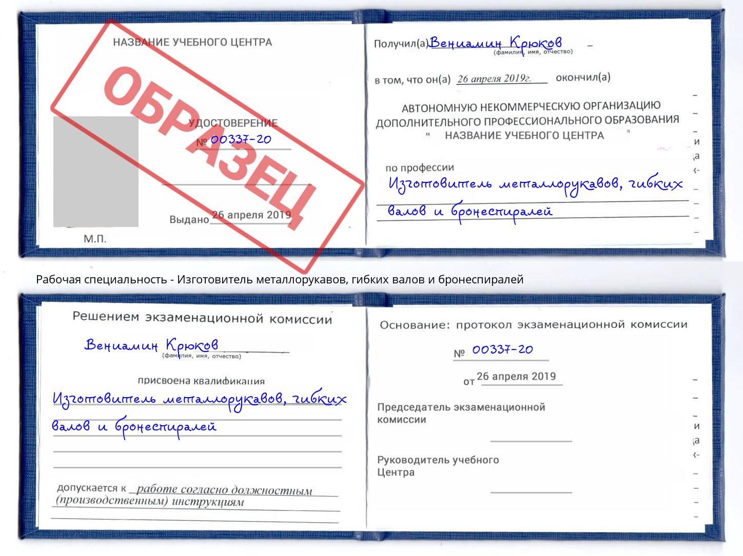 Изготовитель металлорукавов, гибких валов и бронеспиралей Кизилюрт
